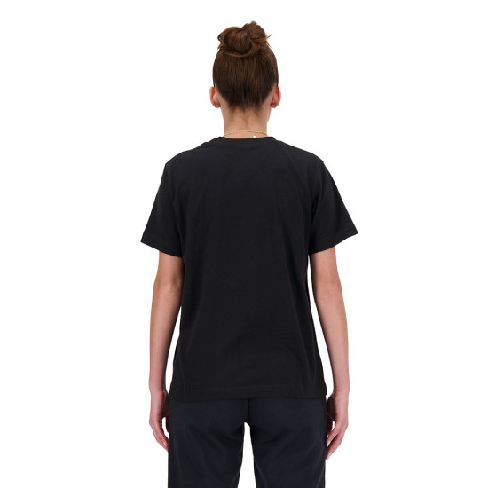 New Balance Γυναικεία κοντομάνικη μπλούζα Jersey Stacked Logo T-Shirt